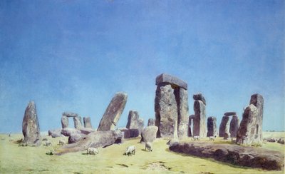 Pecore a Stonehenge da Joseph Mallord William Turner